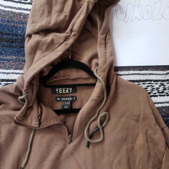 yeezy Other - Yeezy Season 1 Brown Half Zip HoodieSize: US M / E